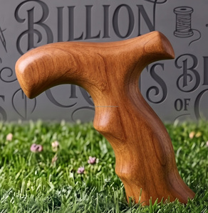 Handmade Wooden <b>Walking</b> <b>Stick</b> Natural <b>Carved</b> Handle Polished Rustic Design Durable Craft Home Decoration - Product Image 2