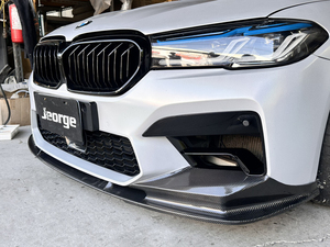ลิ้นหน้าคาร์บอนไฟเบอร์ Jeorge สำหรับ BMW F90 M5 ผิวด้านแบบ 3 มิติ - Product Image 1
