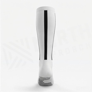 North Approach <b>Knee</b> <b>High</b> <b>Socks</b> White Breathable Running <b>Socks</b> for Adults Summer Season - Product Image 2