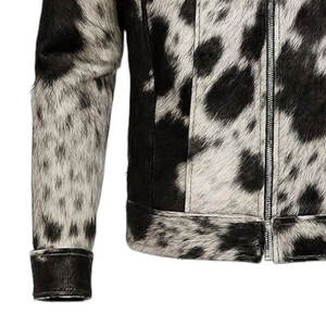 New Style Men's Cowhide Leather Jacket Fully Custom 100% Original Cowhide Front Style <b>Button</b>-up Closure Leather Winter Jacket - Product Image 6