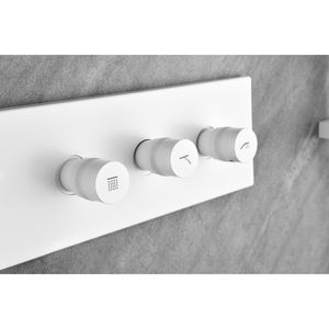 Wall-Mounted Waterfall <b>Shower</b> System with Hand <b>Shower</b> & Sliding <b>Bar</b> for Enhancing Your <b>Shower</b> Experience - Product Image 6