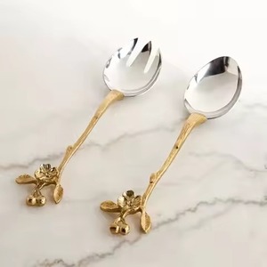 Modern Restaurant Salad <b>Server</b> Set Premium Metal <b>Buffet</b> Accessories for Service - Product Image 6