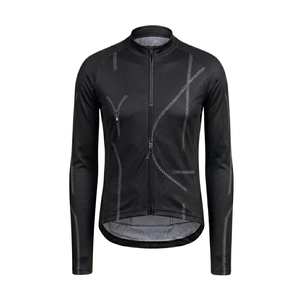 Pantalones de Ciclismo Ligeros con Estampado Geométrico, Manga Larga, Transpirables, de Forro Polar, de Secado Rápido para Hombre - Product Image 3