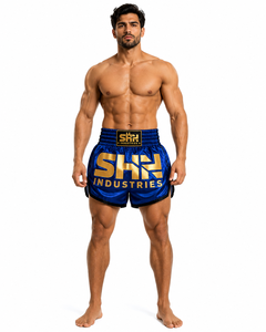 กางเกงมวยไทยขายส่ง SHH ปักโลโก้ได้ตามต้องการ กางเกงซาตินสำหรับชกมวยคิกบ็อกซิ่ง กางเกงฝึกซ้อมศิลปะการต่อสู้สำหรับผู้ชายมืออาชีพ - Product Image 3