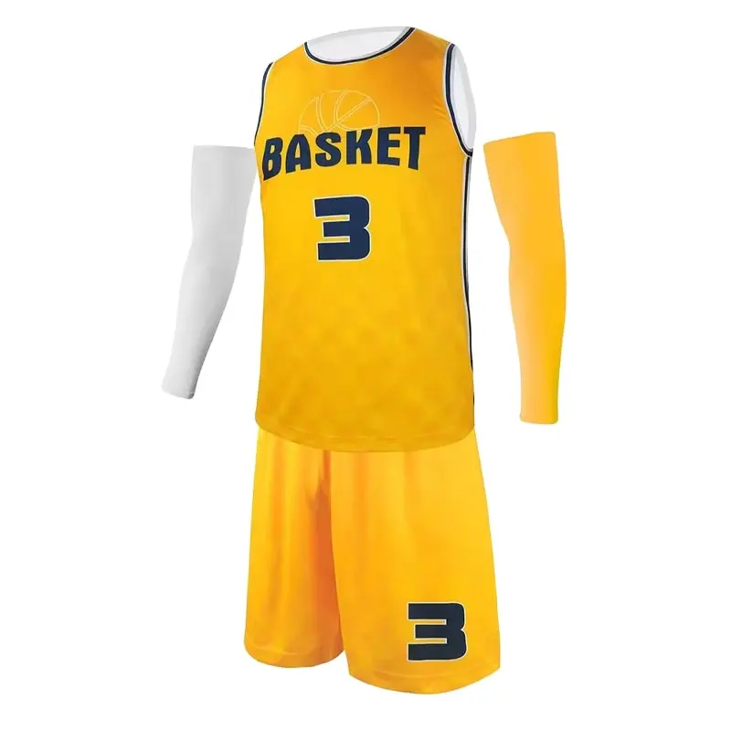 Custom Design Basketbal Short Jersey Wear Groothandelsprijs Bedrukt Blank Sublimatie Sportkleding Heren Basketbal Uniform Set