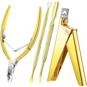 Coupe-cuticules professionnel de luxe en acier inoxydable de qualité supérieure, portable, à ressort, avec mâchoires affûtées, pour les doigts - Product Image 4