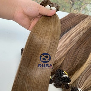 Extensiones de Cabello Humano Virgen Vietnamita, Liso Natural con Queratina, Punta Plana, Súper Doble Trama - Product Image 3