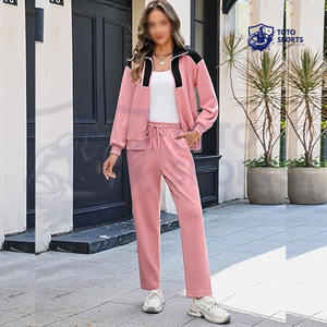 Conjunto Deportivo de Dos Piezas para Mujer, de Poliéster de Secado Rápido, con Logotipo Personalizado, de la Mejor Calidad, a la Moda, para Gimnasio y Entrenamiento - Product Image 3