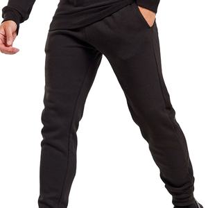 Novedades: Conjunto de Sudadera y Pantalones Deportivos Casuales de Invierno para Hombre, Cuello Redondo, Color Sólido, 100% Algodón, Alta Calidad, Tallas Grandes - Product Image 4