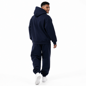 Ensemble de survêtement molletonné pour homme, coupe ample à épaules tombantes, 100 % coton molletonné 460 GSM, par le fabricant de vêtements de sport - Product Image 3