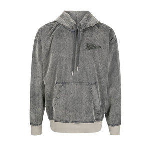 Sweat-shirts à capuche personnalisés de haute qualité, effet délavé, en molleton, style streetwear, tendance, pour hommes - Product Image 1