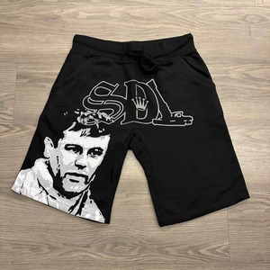 Shorts de sport en molleton de coton SDL pour hommes, personnalisables, imperméables, à séchage rapide, respirants, de haute qualité, avec cordon de serrage - Product Image 1