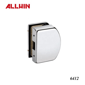 OEM ODM Modern Design Aluminum Patch Fitting Lock for Glass Doors Satin Finish for Hotel Home Office - Product Image 6