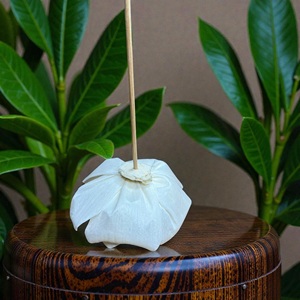 VADEE SOLA WOOD FLOWER Handmade Sustainable Ivory English Rose Sola Wood Flowers 8.5 CM Sesbania Plant Fiber Rod From Thailand - Product Image 6