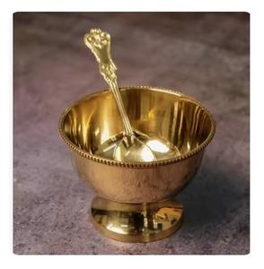 Tazón de cobre tradicional hecho a mano, apto para alimentos, tazón decorativo para el hogar de la India a precios de mayorista. - Product Image 1