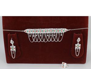 Martasha designer islamique ramadan spécial plaqué or EAU bijoux spécial dubai bijoux collier boucle d'oreille ensemble arabe bijoux - Product Image 6