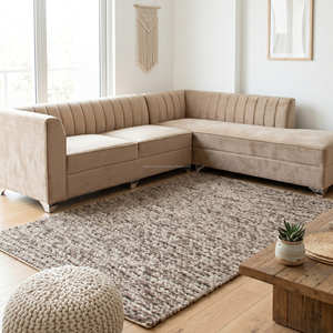 Alfombras Bohemias Sostenibles con Patrón Tejido y Alfombra Decorativa Bohemia Suave Hecha a Mano para Exteriores, Alfombra con Acentos Indios para Dormitorio - Product Image 1