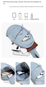 Unisex Fashion Wrinkle Nylon Waterproof Multi-Color Sport Fanny Pack with <b>USB</b> Custom Logo Belt Waist Bag - Product Image 6