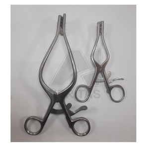 Retractor médico de clavija recta VERITAS de 150mm, fuente de alimentación Manual, instrumento mastoideo Mollison reutilizable, tubo de succión Frazier - Product Image 1