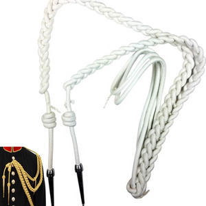 Green <b>Braided</b> Metallic <b>Cord</b> Aiguillette for Uniform Garment Bullion wire Aiguillette - Product Image 5
