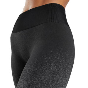 Leggings de Yoga Negros y Grises de Spandex/Nylon con Cintura Elástica, de Cintura Alta, Sin Costuras, de Secado Rápido, para Gimnasio y Fitness, Ropa Deportiva Personalizada OEM - Product Image 6