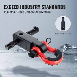 Perno di Bloccaggio per Gancio di Traino con Anello a D, Resistente, per Montaggio su Ricevitore da 2 Pollici, Forza di Rottura 66000 Libbre - Product Image 3