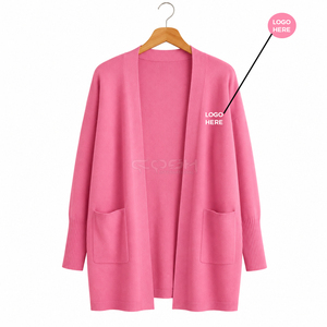 Cosh International Sorority Acrylic - Suéteres Largos de Punto con Logotipo Personalizado, Color Rosa, Manga Larga, Cálidos para Invierno - Product Image 5