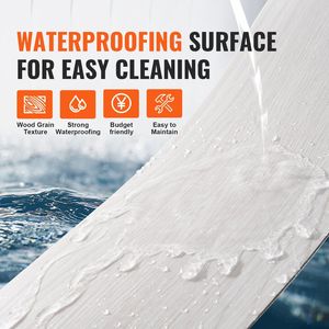 Piastrelle in Vinile Autoadesive Effetto Legno Grigio Chiaro 36 X 6 Pollici, 36 Piastrelle, Spessore 2,5mm, Kit Fai-da-Te per Pavimenti da Cucina - Product Image 4