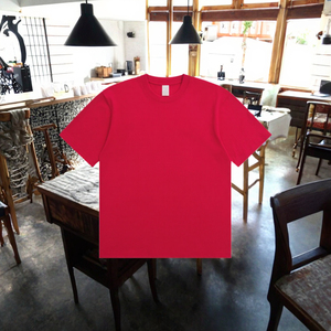 เสื้อยืดคอกลมแขนสั้นผู้ชาย คุณภาพสูง สไตล์วัยรุ่น สำหรับฤดูร้อน น้ำหนัก 200 กรัม ผลิตจากผ้าโพลีเอสเตอร์/คอตตอน ทออย่างเป็นมิตรต่อสิ่งแวดล้อม แบบเรียบ - Product Image 3