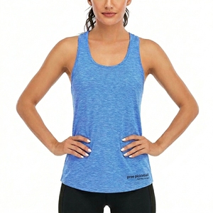 custom Pickleball Women's Scoop Neck Tank Top Bright Heathered Knit lower hem Reinforced Binding breathable quick dry athleisure - Product Image 3