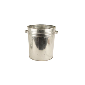 Modern Navy Blue Iron Dustbin <b>Lid</b> Eco-Friendly Indoor/Outdoor Rubbish Waste Storage <b>Bin</b> - Product Image 4