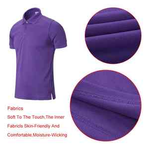 เสื้อโปโลผู้ชายลำลองสำหรับฤดูร้อน ดีไซน์ใหม่ แขนสั้น ปกเสื้อแบบปกเชิ้ต  เสื้อผ้าธุรกิจแฟชั่น  บางเบา ระบายอากาศได้ดี - Product Image 5