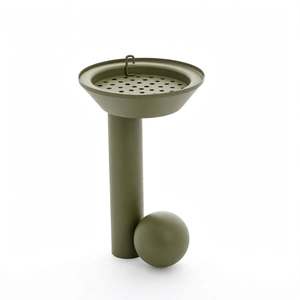 Brûleur d'encens mat vert olive Bakhoor Mabkhara en métal, support pour Oud, décoration maison, mosquée, Ramadan, encensoir à charbon arabe - Product Image 1