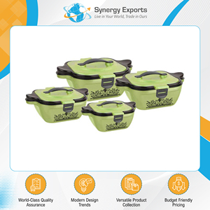 Fabricant indien d'ensembles de casseroles de qualité supérieure, 4 pièces, avec couvercles, pour la cuisson, le service et le stockage - Product Image 2