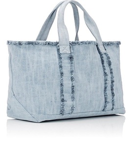 Large Capacity Denim <b>Tote</b> <b>Bag</b> Cotton Fabric Shoulder Handbag For Women Daily Shopping Casual Travel <b>School</b> Grocery Storage <b>Bag</b> - Product Image 4