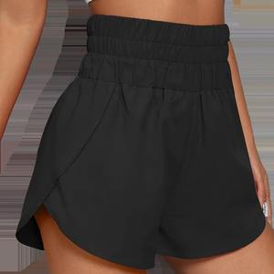 Shorts Deportivos de Verano para Mujer, Personalizables al por Mayor, Transpirables, Ecológicos, 100% Algodón, Cintura Elástica, con Logotipo Personalizado - Product Image 3