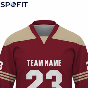 Jersey de Hockey sobre Hielo Personalizado, Sublimado, Transpirable, con Logotipo Personalizado, de Alta Calidad, 100% Poliéster - Product Image 3