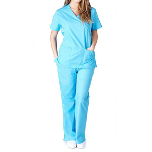 Tenues d'infirmière médicales élégantes, confortables et respirantes à prix bas, personnalisables, unisexes, par Raw to Fine. - Product Image 3