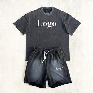 ชุดลำลองผู้ชายผ้าฝ้าย 100% สำหรับฤดูร้อน เสื้อยืดคอกลมและกางเกงขาสั้นลายดอกไม้ คุณภาพสูง ผลิตในปากีสถาน ปี 2025 - Product Image 1