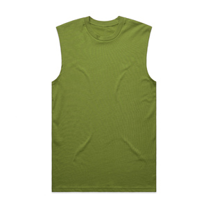Camiseta sin mangas de alta calidad, fácil de usar, para hombre, color azul claro, cuello redondo, tejida, informal, de color sólido y transpirable. - Product Image 5
