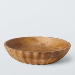 Juego de Tazones para Servir de Madera Natural Hechos a Mano, Tazones para Ensalada Tallados Altamente Personalizados, Estilo Clásico para Servir Comida en Fiestas, FAIZA CRAFT - Product Image 1
