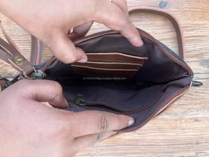 มาใหม่ล่าสุดกระเป๋าถือ Jacquard สีน้ําตาลสลิงโบฮีเมียนมือเครื่องมือแกะสลักกระเป๋าสไตล์ร้อนขายกระเป๋าสําหรับสตรี - Product Image 6