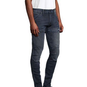 กางเกงยีนส์คุณภาพสูงสำหรับผู้ชาย ขายส่ง กางเกงยีนส์ทรงสลิมฟิต ดีไซน์เนอร์ กางเกงยีนส์ผ้ายืดสีน้ำเงินและสีดำ กางเกงยีนส์ผู้ชายแบบฟอก - Product Image 5