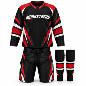 Uniforme de hockey sur glace de qualité supérieure, logo personnalisé, meilleur matériau, nouveau modèle, uniforme de hockey sur glace le plus vendu, service OEM - Product Image 1