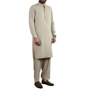Vente directe d'usine, prix bas, shalwar kameez pour homme respirant et à séchage rapide, robe pakistanaise, 100% coton, ensembles pour homme grande taille - Product Image 1
