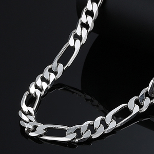 Chaînes et Colliers en Argent Sterling de Qualité Supérieure pour Hommes, Style Hip-Hop, Vente en Gros Direct Usine - Product Image 1