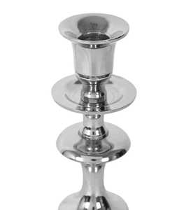 Porte-bougie portable en aluminium Eclipse, fait main, écologique, hauteur 10 pouces, durable, décoration religieuse pour la maison - Product Image 2