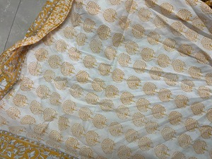 Cotton block printed <b>sarongs</b> with handcrafted patterns for beachwear resort fashion travel gifting home decor and wholesale - Product Image 2