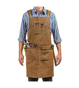Delantal de Cuero para Barbería, Belleza y Uñas, Ropa de Trabajo Profesional para Hombres y Mujeres - Product Image 3