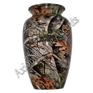 Elegante urna de cremación de aluminio hecha a mano con patrones elegantes Honrar a sus seres queridos por Axiom Home Accents - Product Image 3